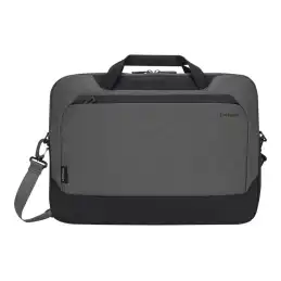 Targus Cypress Briefcase with EcoSmart - Sacoche pour ordinateur portable - 15.6" - gris (TBT92602GL)_3